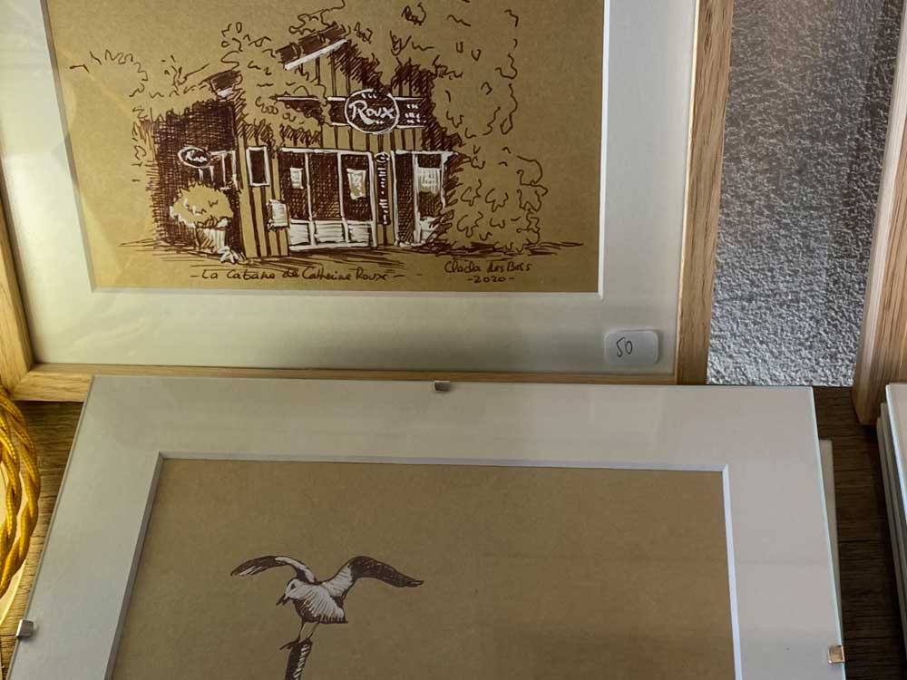 Expo Ateliers MF Dessins encadrés